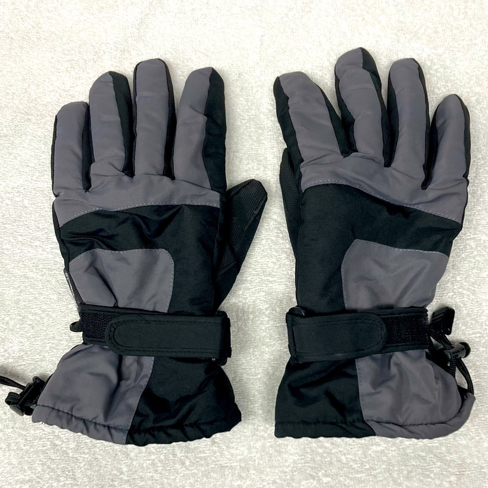 Thinsulate Ladies Gloves Large Black and Grey